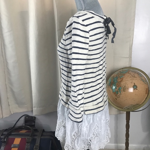 Anthropologie Sunday in Brooklyn striped tunic S - Picture 3 of 5